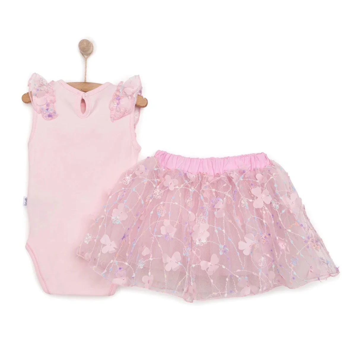 Bebetto Cute Fairy Girl Blouse - Skirt - Pink - Image 2