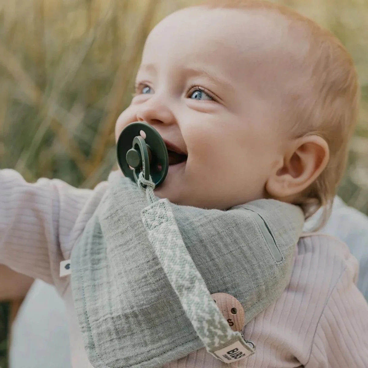BIBS Bandana Bib - Blush - Image 4